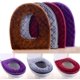 thumbnail image 2 of Funda para asiento de inodoro, cojín de baño lavable, suave y cálido, 2 of 4