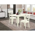 thumbnail image 6 of East West Furniture Dining Room Set Linen White, NDBO3-LWH-LC, 6 of 6