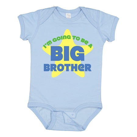 

Inktastic I m Going to Be a Big Brother Boys Baby Bodysuit