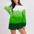 thumbnail image 2 of Kaemgyyd Women's Sweatsuit Set Fall Trendy 2 Piece Outfit Long Sleeve Crew Neck Pullover and Drawstring Shorts with Pockets, 2 of 6