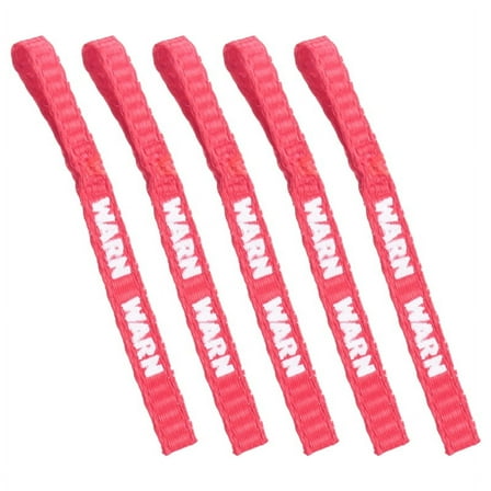 5 x RC Car Winch Hook Pull Strap-red