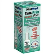 NeilMed SinuFrin Plus Decongestant 12 Hour Nasal Congestion Moisturizing Gel with Sodium Hyaluronate & Aloe Vera