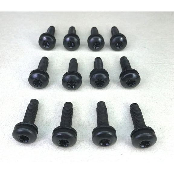12ea / 2007 to 2018 Jeep Wrangler JK WindShield Frame & Hinge Torx Screws