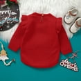 thumbnail image 3 of Suealasg Newborn Baby Girl Boy Sweater Romper Christmas Playsuit Long Sleeve Deer Knitted Bodysuit Sweater 1 3 6 9 12 18 Months Infant Christmas Clothes, 3 of 9
