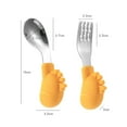 thumbnail image 3 of 1 Set Toddler Utensils Baby Spoons Fork Essentials Kiddy Cutlery Forks, 3 of 5