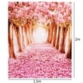 thumbnail image 4 of SAYFUT 5 x 7ft Photo Booth Party Backdrops Cherry Blossoms Sakura Road Printed Vinyl Fabric Party Decorations Wedding Ceremony Photography Background Screen Props, 4 of 4