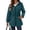 Sky Blue, variant on Dvprdro Women Water Resistant Zip Up Hooded Jacket Long Sleeve Ruffle Drawstring Waist Versatile Casual Outerwear with Zipper Side Pockets for Daily Outdoor Spring Autumn Wear
