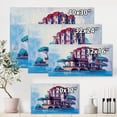 thumbnail image 4 of Designart ' Ancient City Skypscrapers By The Bridge ' Traditional Canvas Wall Art Print, 4 of 4