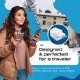 thumbnail image 5 of Ceptics Italy, Chile, Uruguay Travel Adapter Plug with Dual USB - USA Input - Type L - Ultra Compact - Perfect for Cell Phones, Laptop, Camera Chargers, iWatch, iPad, iPhone and More (CTU-12A), 5 of 8