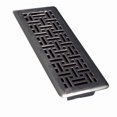 thumbnail image 2 of Tru Aire 4 in. H X 12 in. W 1-Way Matte Steel Floor Diffuser, 2 of 2