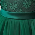 thumbnail image 4 of FhsagQ Girls Dresses 5T-6T 2023 New Children's Dress Middle and Big Children's Lace Wedding Dress Long Mesh Tutu Skirt Princess Dress Girls Dresses Size 10/12 Army Green 16-17Years, 4 of 8