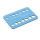 thumbnail image 5 of Medidor de punta de taco de billar, comprobador de tamaño de punta de taco, regalo, accesorio de billar práctico y resistente Azul claro, 5 of 9