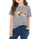 thumbnail image 4 of TaTaai School Season Cute Print Short Sleeve T-Shirt, Valentine's Day Casual Top, Unisex All Season Graphic Tee Gift, 4 of 8