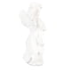 thumbnail image 4 of Estatua de ángel bebé, color blanco, 10,8 pulgadas de alto, tallada a mano, detalles ricos, figura de querubín de resina duradera para jardín, familia y oficina, 4 of 5