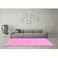 thumbnail image 3 of Ahgly Company Indoor Rectangle Solid Pink Modern Area Rugs, 4' x 6', 3 of 4