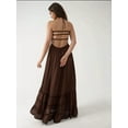 thumbnail image 3 of Textured Maxi Dress with Square Collar, 3 of 5