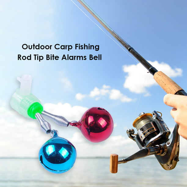 TB&W Outdoor Carp Fishing Rod Pole Tip Bite Alarms Bell Copper Spiral Bells  Tackle 