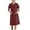 #23, variant on XUNKUSGA Nursing Dress Classic Color Block Shirt Dresses for Women Casual Notch Lapel Short Sleeve Women Dresses Vintage Button Down Dual Pockets Dresses Women S-2XL Gray