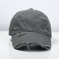 thumbnail image 4 of SikaFu Baseball Hat Female New Spring And Summer Wild Soft Top Hip Hip Hip Hip -Hop Hats Outdoor Student Retro Personality Broken Hole Shading Cap, 4 of 9