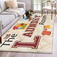 thumbnail image 3 of 4x6 Area Rugs, Laundry Room Non-Skid Rubber Backing Large Rectangle Rugs - Living Room Bedroom Home Office, Rustic Farmhouse Washing Machine Clothes Indoor Floor Mat Carpets Washable Rug, 3 of 9