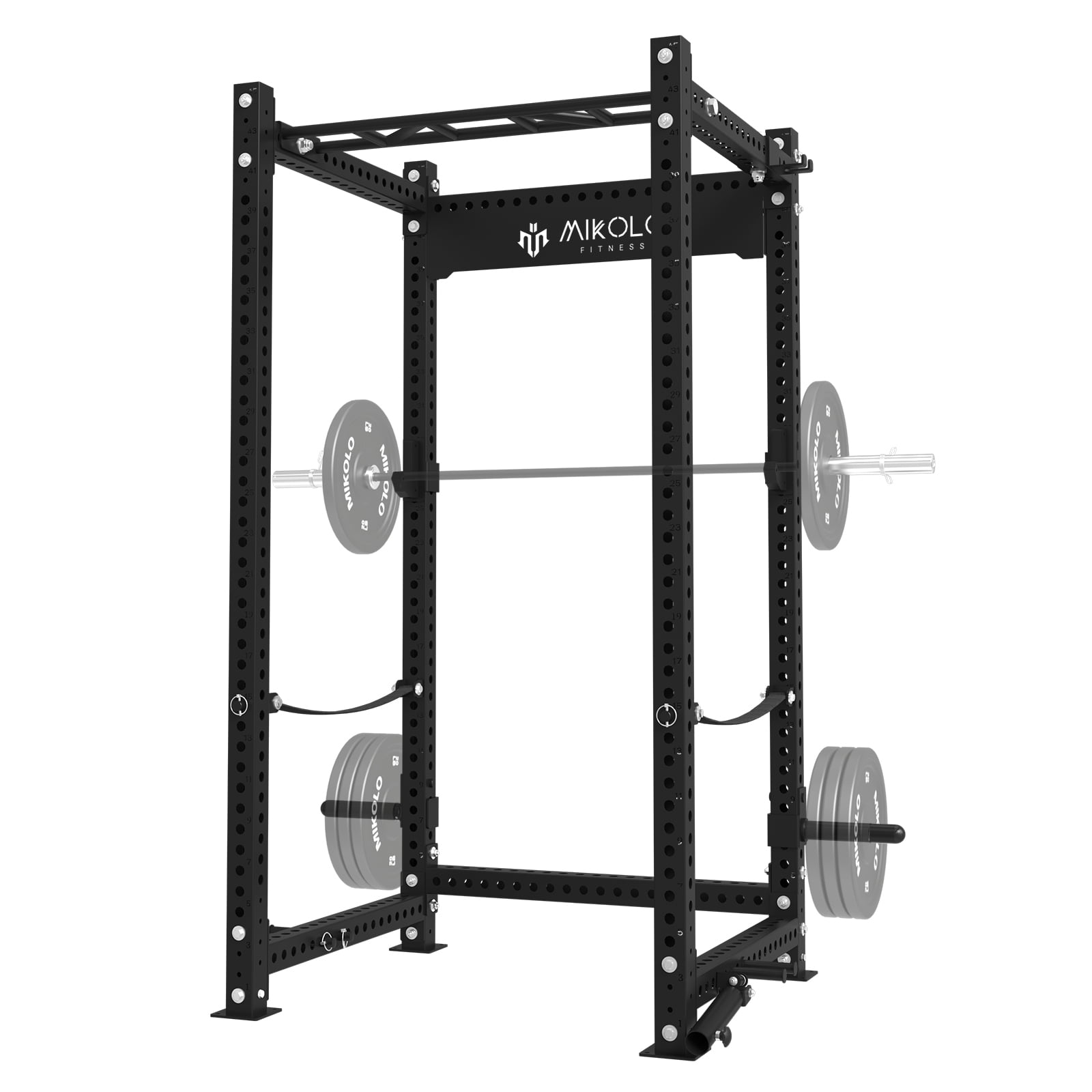 Mikolo Power Rack Cage, Monster Series 3" x 3" Commercial Squat Rack