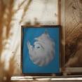 thumbnail image 6 of Silver cat portrait Framed Art Modern Wall Decor, 6 of 15
