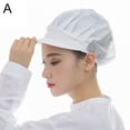 thumbnail image 1 of Unisex Dustproof Breathable Elastic Kitchen Chef Hat Cleaner Factory Work Cap, 1 of 11