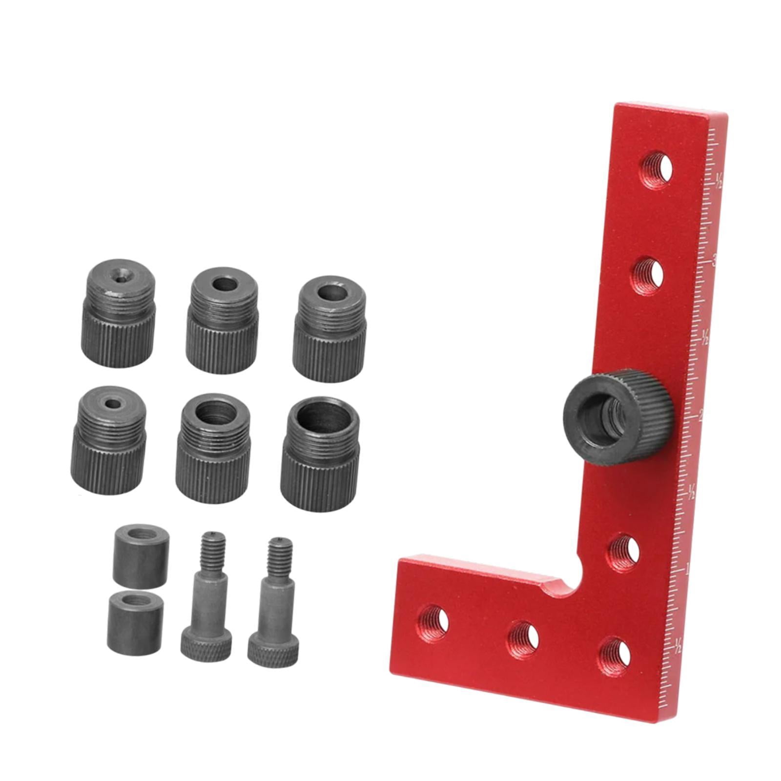 Fzaqwen Woodworking Joints Tool for Wood Dowel Jig Woodworking Hole Drill Locate Tool inch