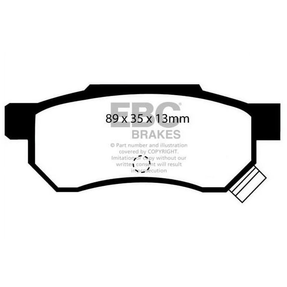 UD374/ EBC OE Brake Pads Fits select: 1988-2001 HONDA CIVIC, 1990-2001 ACURA INTEGRA