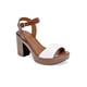 thumbnail image 1 of Sandalia con Tacón Exterior Sintético Color Blanco Para Mujer De RBCOLLECTION, 1 of 3