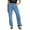 Blue, variant on Michellecmm Women’s High Rise Slit Wide Leg Jeans Fashion Straight Loose Denim Pants Streetwear Trousers