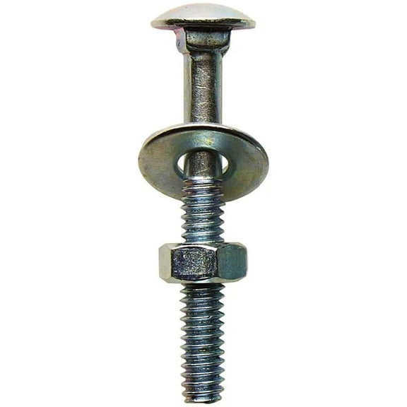 Hillman Carriage Bolt 1/4 " - 20 X 1-1/2 " Grade 2 Coarse Round Head