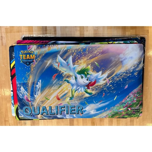 Collectible Pokemon Trading Card Game Team Challenge Shaymin Qualifier Playmat English 2024
