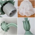 thumbnail image 6 of Wuzstar 19.6 Inch Glass Table Lamp Flowers Lily Shaped End Table Lamp for Living Room Bedroom(Green), 6 of 9