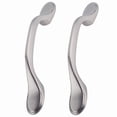 thumbnail image 3 of 10 PCS Satin Gabinete de níquel Hardware Mango de clavado Pull Pulgada de 3 pulgadas (76mm) Centros de agujero, 3 of 6