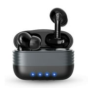 Wireless Earbuds,Bluetooth 5.0 Headphones Stereo Earphone Cordless Sport Headsets,Bluetooth in-Ear Earphones with Built-in Mic for Smart Phones(Black)