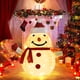 thumbnail image 4 of Brillante Muñeco Nieve 40 Luces LED Brillantes Adornos Navideños Iluminados 8 Modos Sincronización, 4 of 9