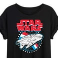 thumbnail image 3 of Star Wars - Millennium Falcon Americana - Women's Oversized Tee, 3 of 5