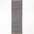 thumbnail image 1 of Rhody Rug WO11R024X120B 2 x 10 ft. Woodstock Rectangle & Runner Rug, Indigo & Multi Color, 1 of 1