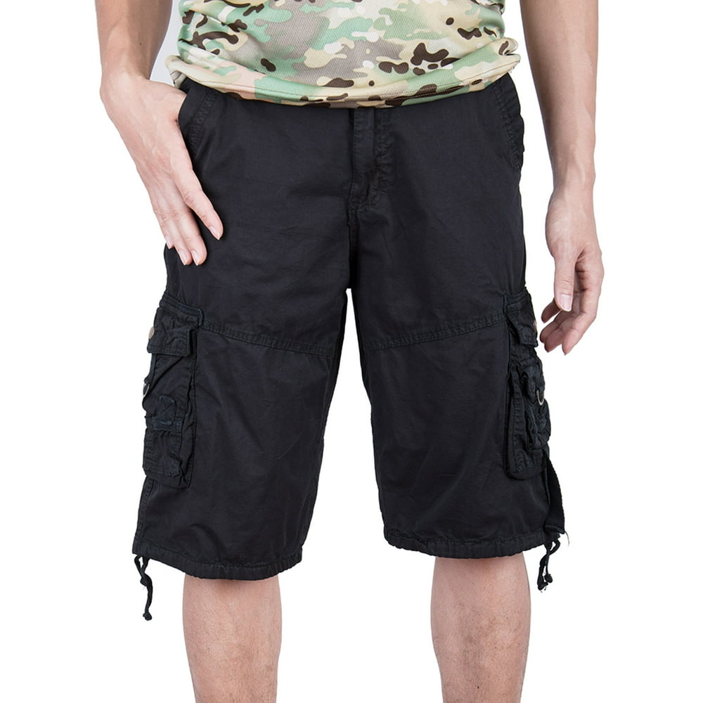 SAYFUT - SAYFUT Big Men's Military Style Cargo Shorts Big and Tall ...