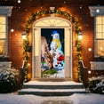 thumbnail image 5 of Festive Christmas Door Cover Decoration - Durable Door Hanging Tapestry, Vibrant Holiday Prints for Home Entrance, Party Decor & Christmas Celebrations, Easy To Hang Door, 70.8*35.4in, F, 5 of 9
