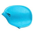 thumbnail image 1 of Silicone Swim Caps Set for Swimmers High Elasticity Comfortable Hair Training Gear 3PCS, 1 of 4