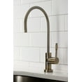 thumbnail image 3 of Kingston Brass KS8193NKL Nustudio Single-Handle Cold Water Filtration Faucet, Antique Brass, 3 of 5
