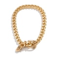 thumbnail image 2 of enjoywould Femmes Collier Fine Punk Serrure Lien Chaîne Rétro Partie Collier Réglable Ceinture Boucle Design Bijoux Cadeau, 2 of 4