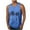 Blue, variant on ZCFZJW Men's Workout Tank Tops Cotton Gym Cut Off Sleeveless Tropical Palm Tree Graphic T Shirt Bodybuilding Fitness Muscle Athletic Tank Tops Yellow M