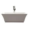 thumbnail image 4 of Vanity Art 59'' x 29.5'' Freestanding Soaking Bathtub, 4 of 5