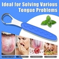 thumbnail image 4 of 2 Pack Tongue Scraper Tongue Brush, Tongue Scraper Cleaner, 4 of 5