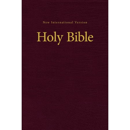 Zondervan 071901 Niv Value Pew & Worship Bible - Burgundy Hardcover