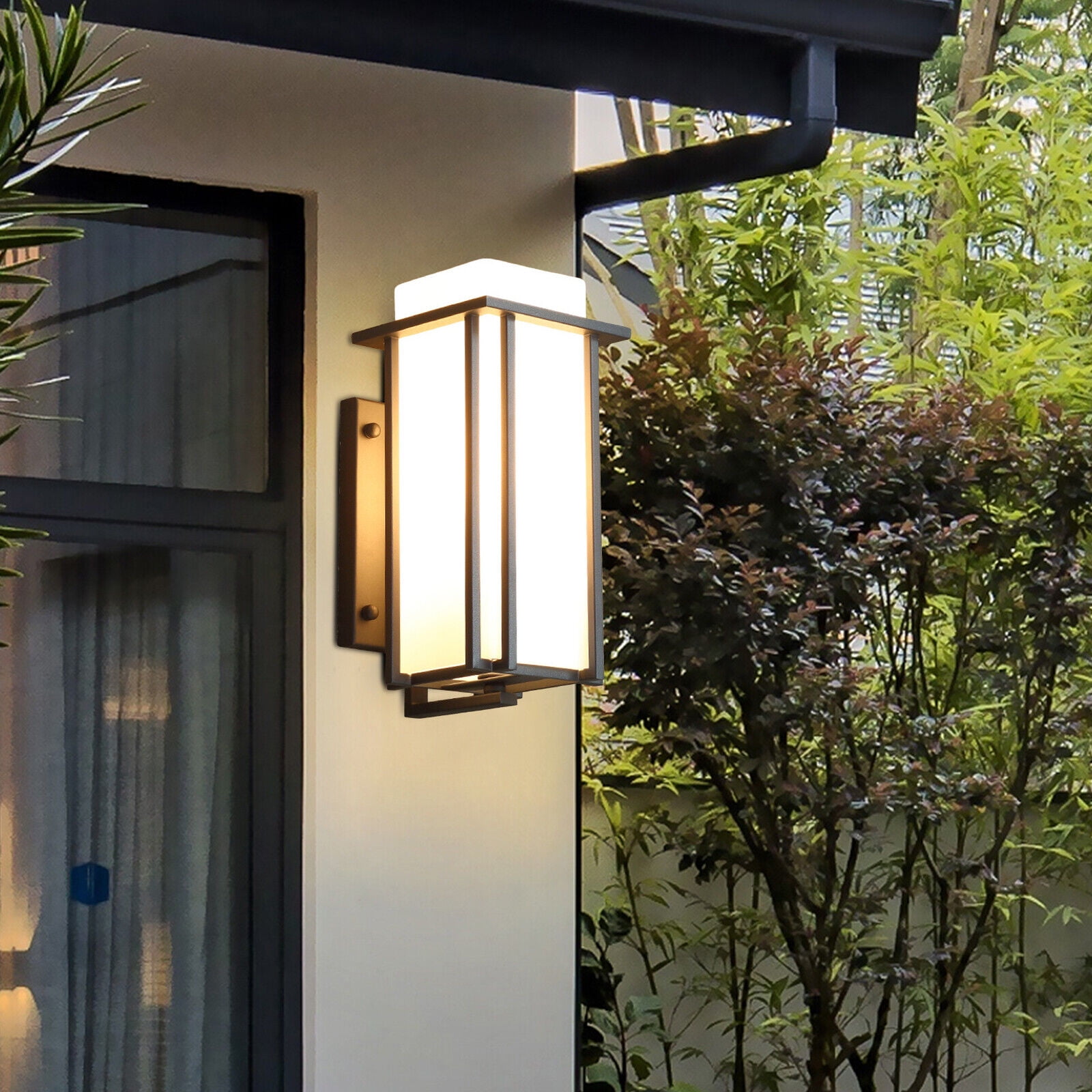 Modern LED Wall Light Waterproof Exterior Outdoor Porch Sconce Lamp Fixture