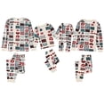 thumbnail image 1 of Qiylii Family Matching Knitted Pajama Set, Long-Sleeves Tops+Pants Sleepwear, 1 of 3